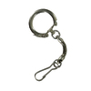 10 ATTACHES PORTE-CLES AVEC CHAINETTES ARGENT