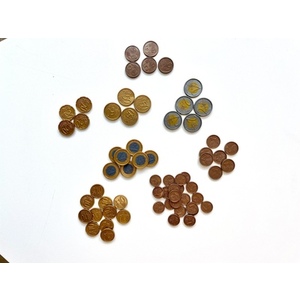 Matériel de manipulation - Euros et centimes d'euros