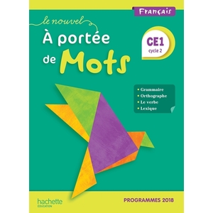 N.A PORTEE MOTS CE1 - MANUEL ELEVE - ED 2019