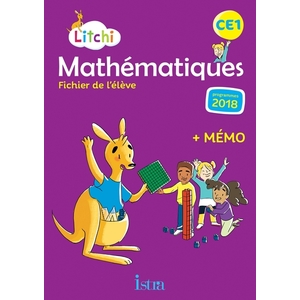 LITCHI MATHEMATIQUES CE1 - FICHIER - ED 2019