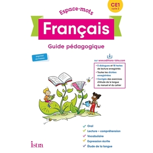 ESPACE MOTS FRAN CE1 GUIDE 2020