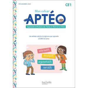 APTEO CE1 - CAHIER ELEVE - ED 2022