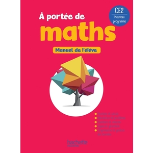 NOUVEL A PORTEE MATHS CE2 LIVRE ELEVE 2025