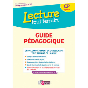 Lecture tout terrain CP 2017 Livre du maître avec CD Audio
