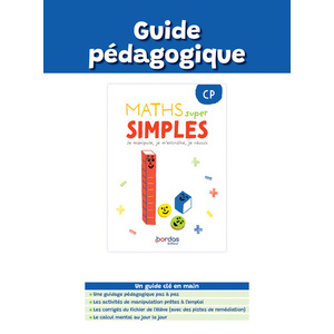 Maths super simples -  CP - 2023 - Guide pédagogique