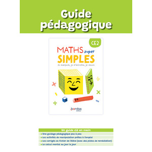 Maths super simples -  CE2 - 2023 - Guide pédagogique