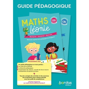 Les maths avec Léonie -  CE1 - 2025 - Guide pédagogique