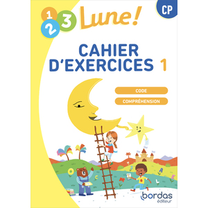 1, 2, 3, lune - Méthode de lecture CP - 2024 - Cahier d'exercices N°1 - élève