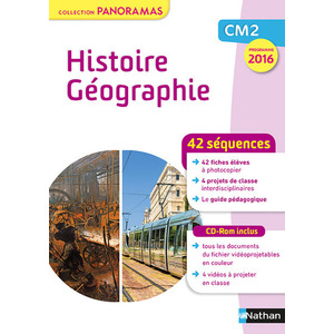 Panoramas Ressources - Histoire Géographie - Fichier + CD - CM2