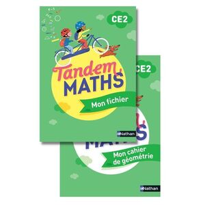 Tandem Maths - Fichier de l'élève + Cahier géométrie CE2