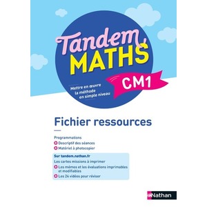 Tandem Maths - Fichier ressources CM1