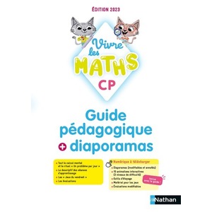 Vivre les maths - Guide pédagogique + Diaporamas - CP - Édition 2023