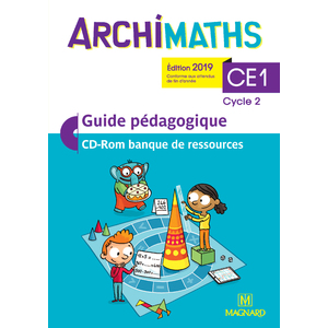 Archimaths CE1 (2019) - Banque de ressources sur CD-Rom avec guide pédagogique papier