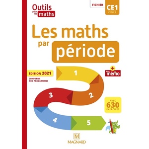 Outils pour les Maths CE1 (2021) - Les Maths par période - Fichier + Mémo