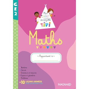 Tipi CE2 : Mon carnet de leçons de maths (2022) - Cahier de l'élève