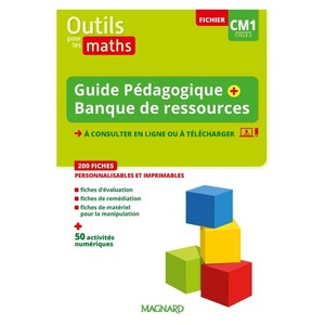 Outils pour les Maths CM1 (2023) - Guide pédagogique + Banque de ressources à télécharger