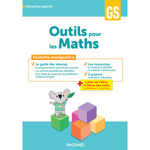 Outils pour les Maths GS (2024) - Guide pédagogique + Posters + Fiches ressources