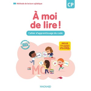 À moi de lire ! CP (2024) - Cahier d'apprentissage du code