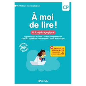 À moi de lire ! CP (2024) - Guide pédagogique + Banque de ressources