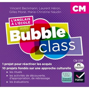 CM - L'Anglais à l'école avec Bubble Class - Clé USB Tout-en-un - Ed. 2019
