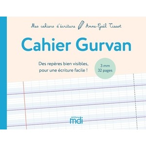 Mes cahiers d'écriture - Cahier Gurvan 3 mm