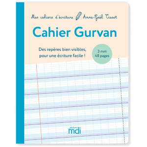 Mes cahiers d'écriture - Cahier Gurvan 3mm à la française