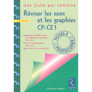 Réviser les sons et les graphies CP/CE1