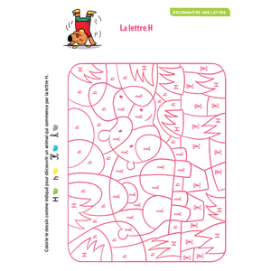 Coloriages magiques avec les lettres - 5 - 7 ans