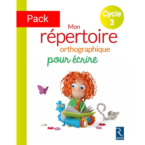 Cycle 3 - Mon répertoire orthographique pour écrire (pack de 6 ex)
