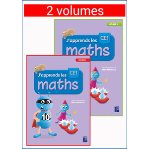 J'apprends les maths CE1 - Fichier de l'élève en 2 volumes