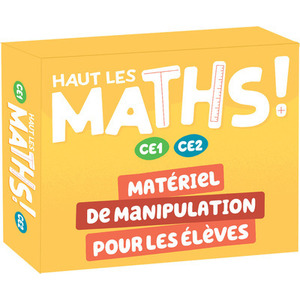 Matériel de l'élève CE1-CE2 (boite de matériel de manipulation avec éléments en carton)