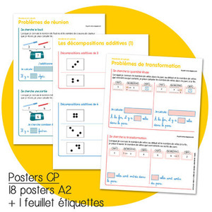 Haut les maths ! CP - Posters