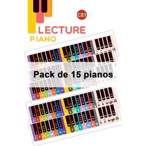 Pack de pianos en carton (15 ex) - CE1