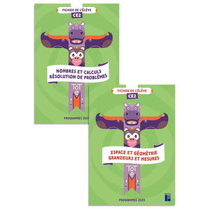 CE2 - Cahiers d'exercices en deux volumes