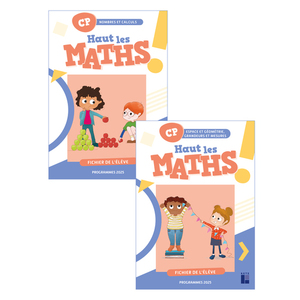 Haut les maths ! CP - Fichier de l'élève en 2 volumes - éd. 2025