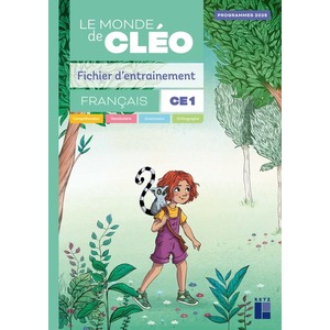 Le monde de Cléo Fichier d'entrainement CE1 + aide-mémoire - éd. 2025