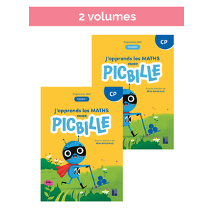 J'apprends les maths avec Picbille CP - Fichier de l'élève en 2 volumes - éd. 2025
