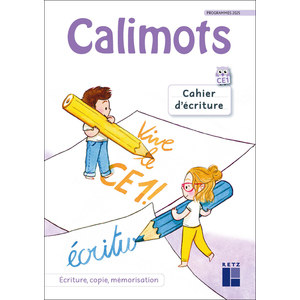 CE1 - Cahier d'écriture - Programmes 2025