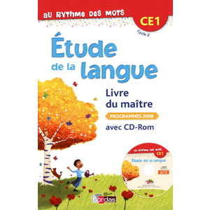 AU RYTHME DES MOTS CE1 LIVRE DU MAITRE ED.2012