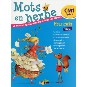 MOTS EN HERBE CM1 MANUEL ELEVE ED.2013