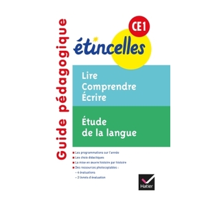 ETINCELLES CE1 GUIDE PEDAGOGIQUE ED. 2012