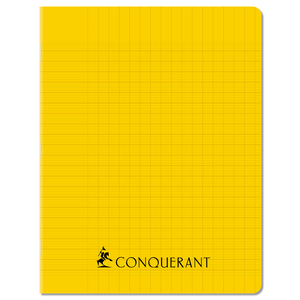 CAHIER PP JAUNE 17X22 96P SÉYÈS 70G PIQURE