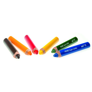 EDU3 PRIME SUPER JUMBO BOÎTE 48 CRAYONS COULEURS ASSORTIS