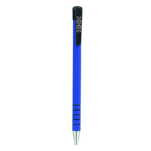 STYLO BILLE RETRACTABLE BLEU POINTE MOY. GRIP