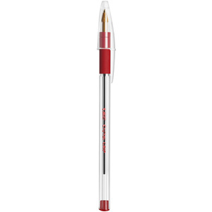 CRISTAL GRIP STYLO BILLE MOYENNE ROUGE