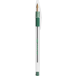 CRISTAL GRIP STYLO BILLE MOYENNE VERT