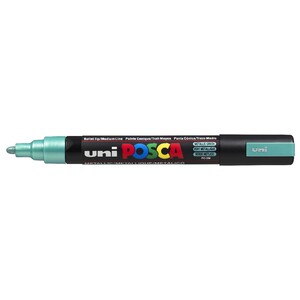 MARQUEUR POSCA VERT METAL PC 5M PTE OGIVE 2,5MM