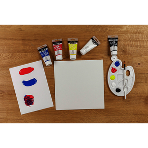 DARWI 1 LOT 5 TUBES PEINTURES ACRYLIQUES 75 ML COLORIS ASSORTIS