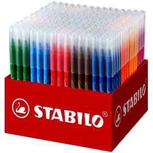 POWER 1 CLASSPACK 240 FEUTRES POINTE MOYENNE COLORIS ASSORTIS