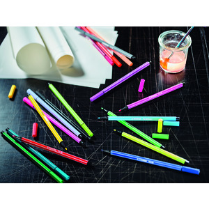 PEN 68 15 FEUTRES COLORIS PASTELS ASSORTIS